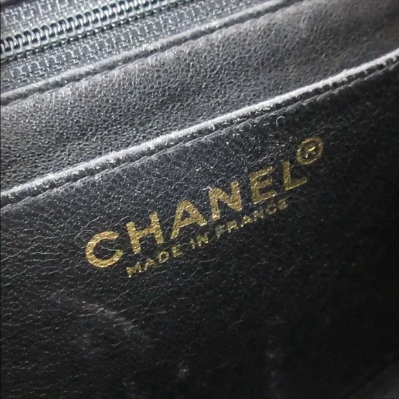 💜CHANEL Mini Matelasse Chain Shoulder Crossbody Bag Satin - Picture 9 of 12